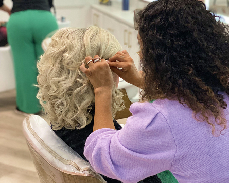 Hair salon styling